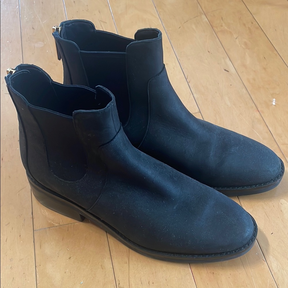 Cole Haan Black Ankle Boots Chelsea Design